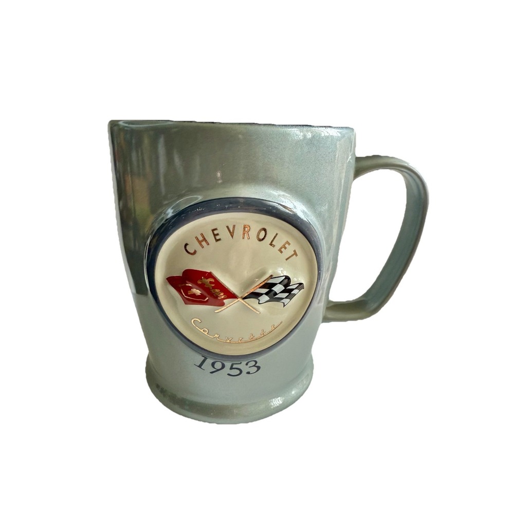 CORVETTE General Motors Vintage 25th‎ Anniversary Mug Collector 3D 1953-1978